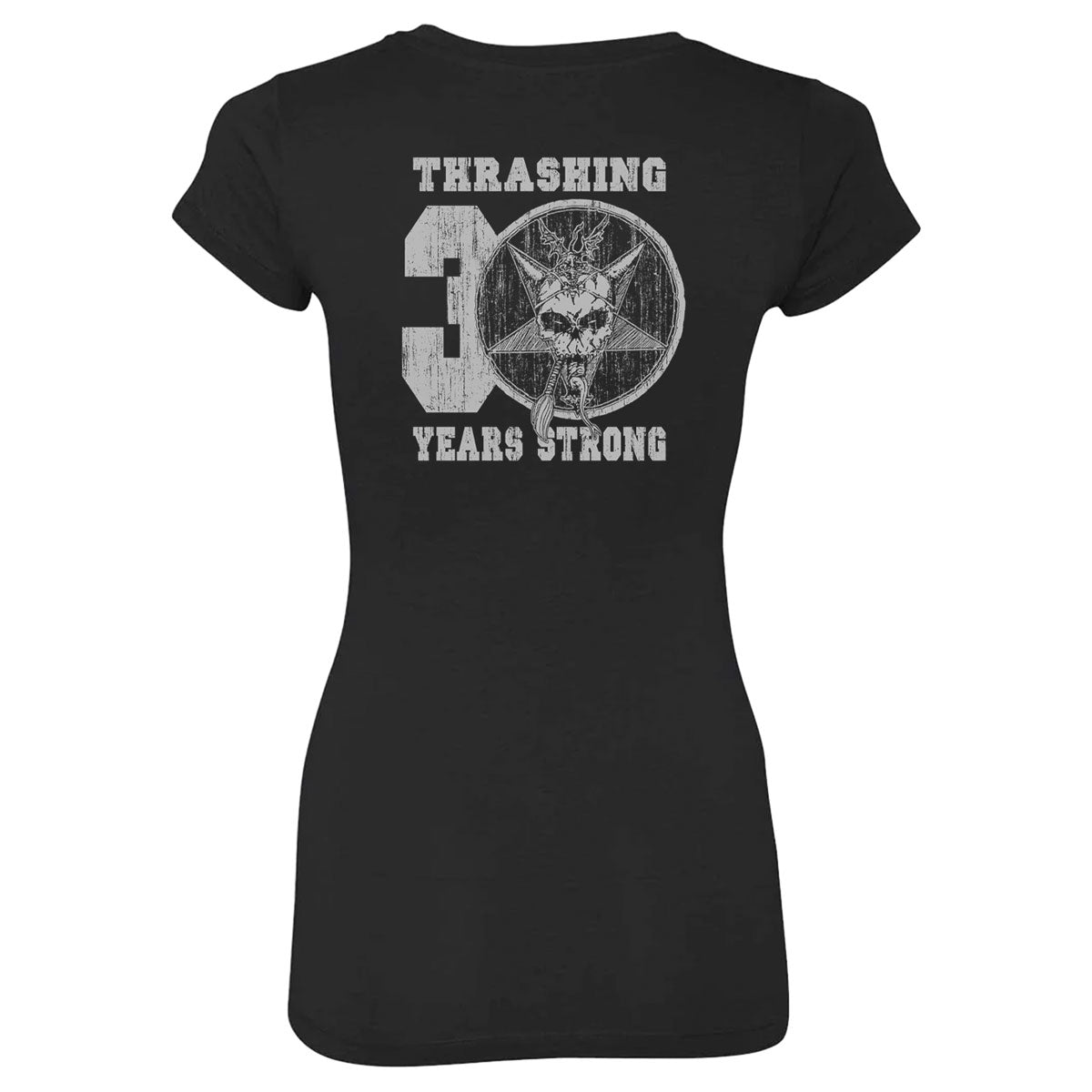 College Logo 30 Years Ladies V Neck T-Shirt