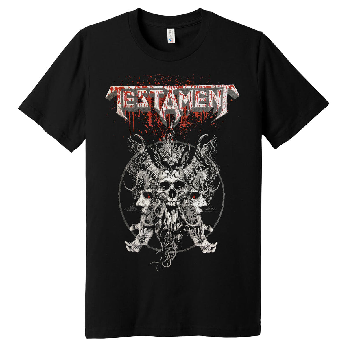 Testament Merch Table Testament Skull