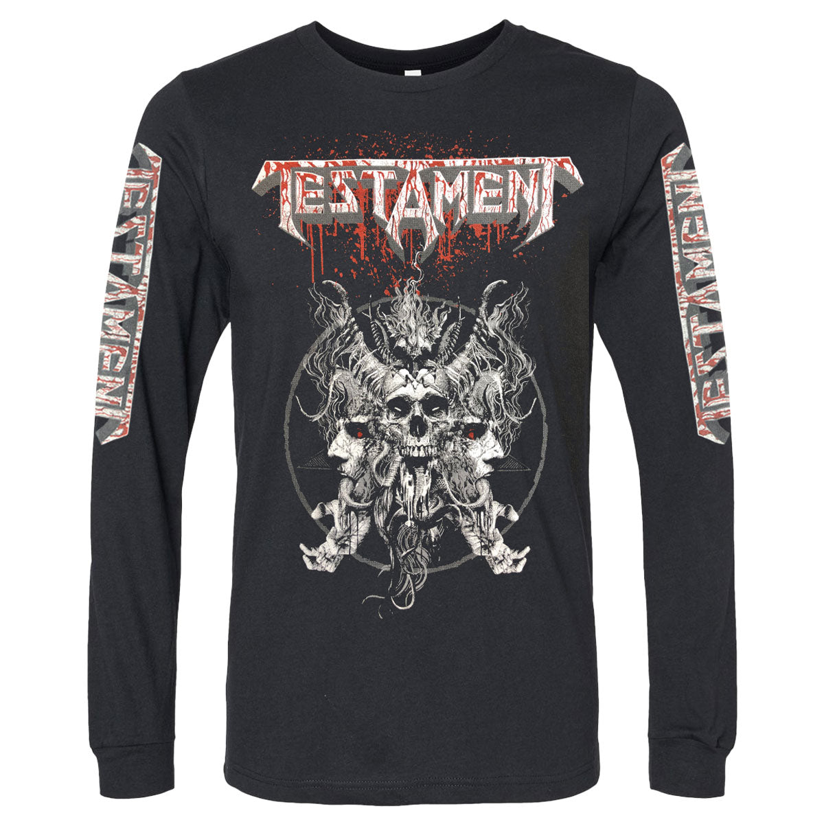 Testament Merch Table Testament Skull