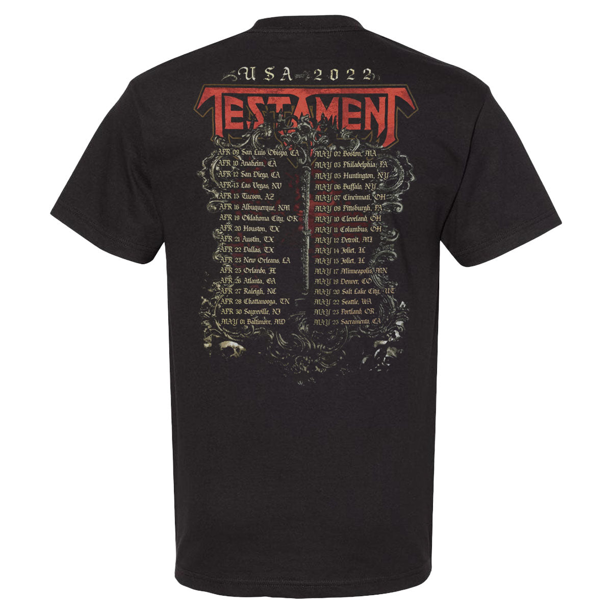 Throne of Thorns Tour 22 T Shirt