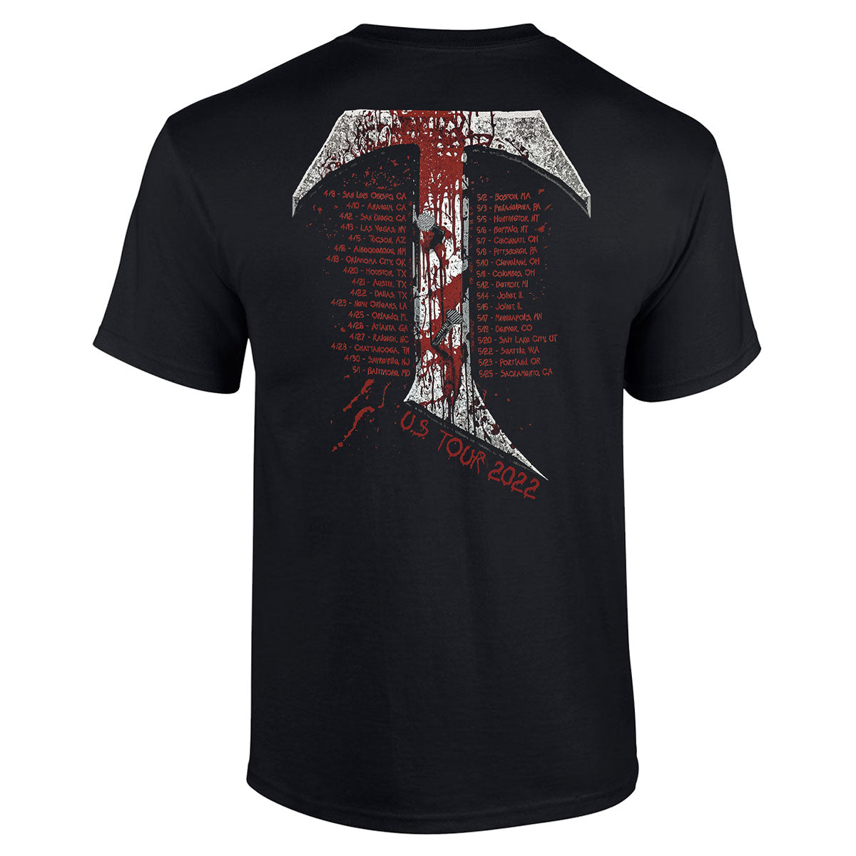 Blood Skull US Spring 2022 Tour T-Shirt